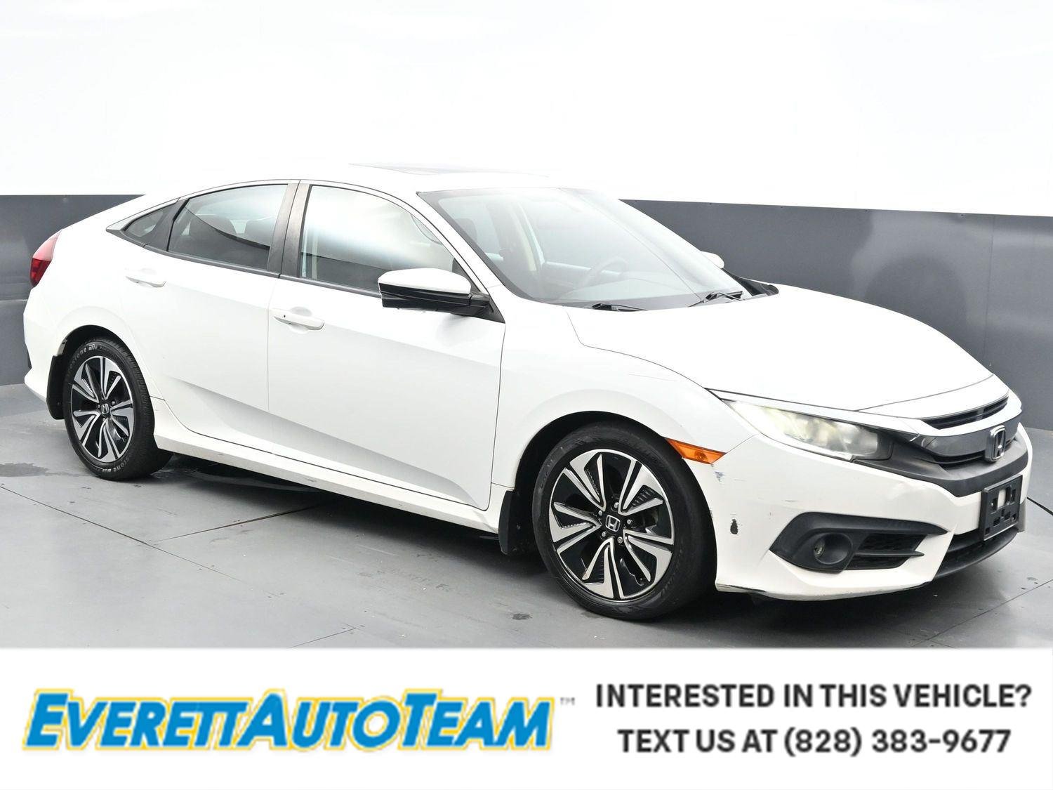 Used 2016 White Orchid Pearl Honda EX-T image 1