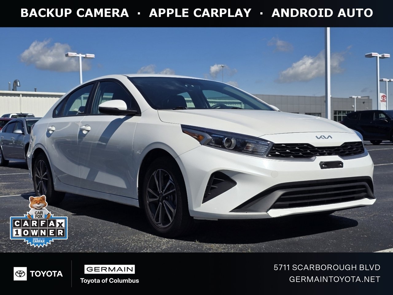 Used 2023 White Kia LXS image 1