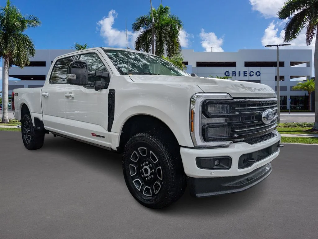 New 2026 Star White Metallic Tri-Coat Ford F-250® Platinum® image 1