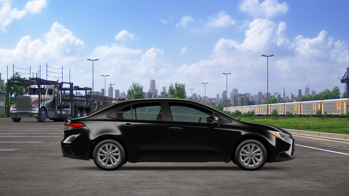 New 2026 Midnight Black Metallic Toyota Hybrid LE image 12