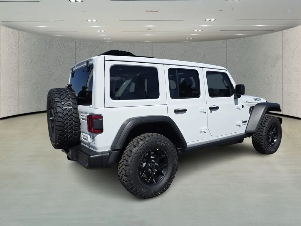 New 2026 Bright White Clear-Coat Exterior Paint Jeep Willys image 4