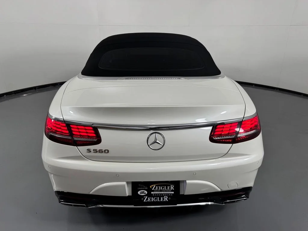 Used 2019 designo Diamond White Metallic Mercedes-Benz S 560 image 7