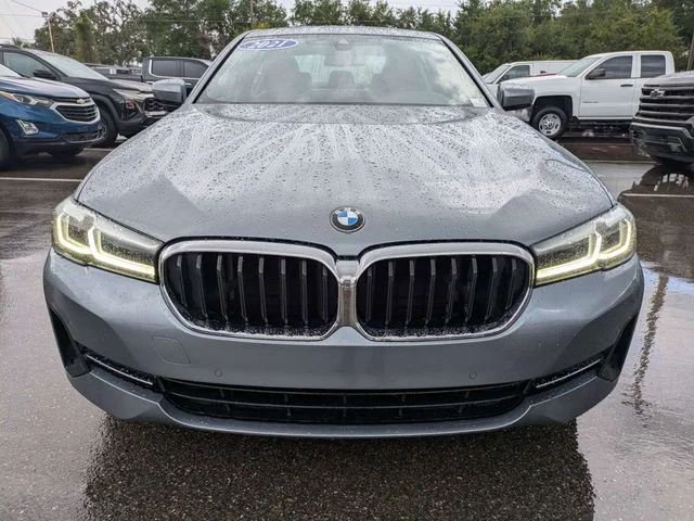 Used 2021 Bluestone Metallic BMW 530i image 8
