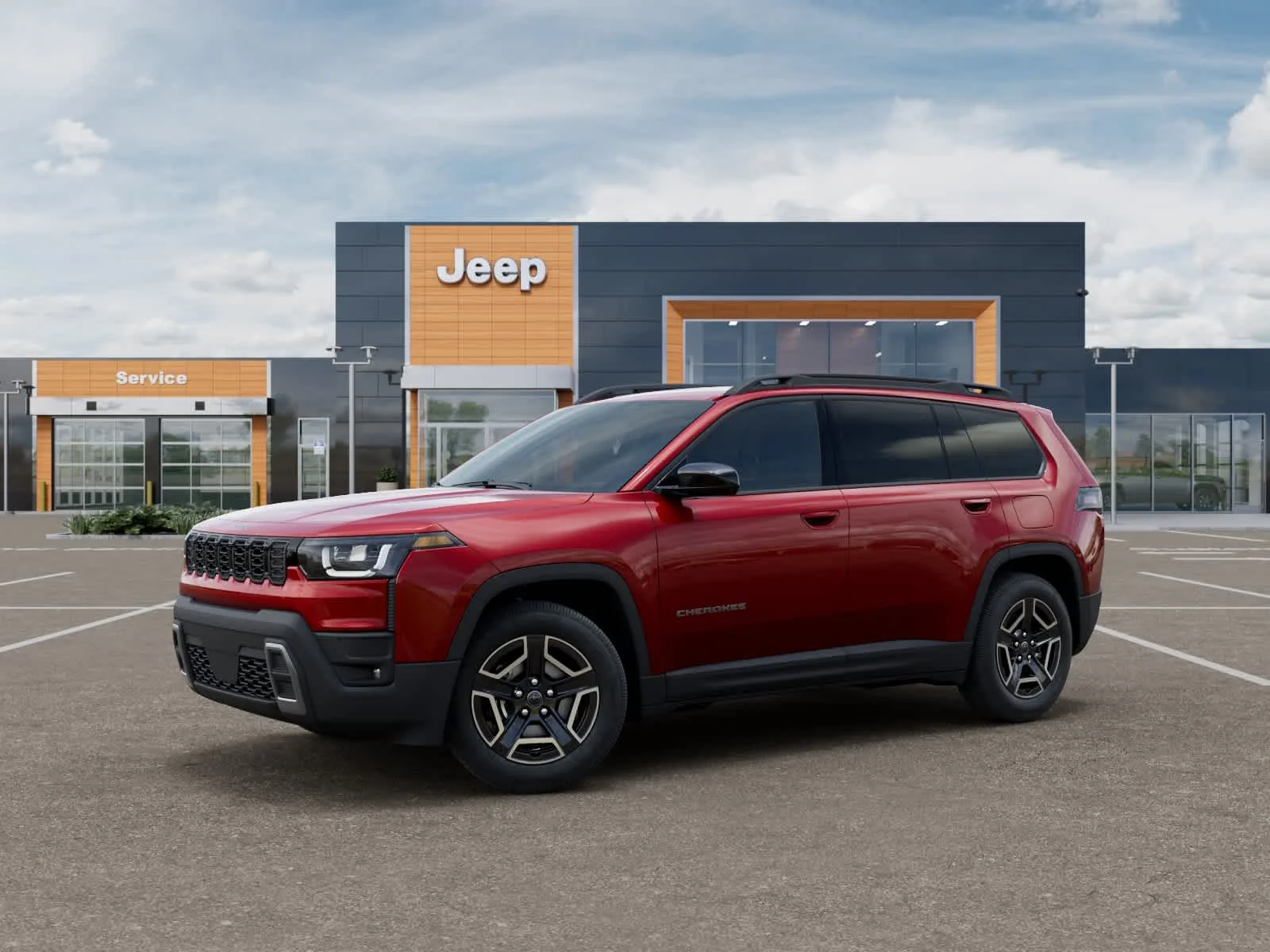 New 2026 Red Hot Pearlcoat Jeep Laredo image 2