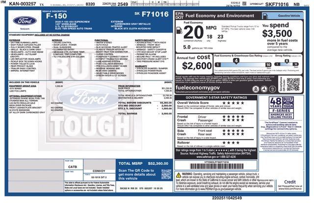 New 2025 Carbonized Gray Metallic Ford STX® image 30