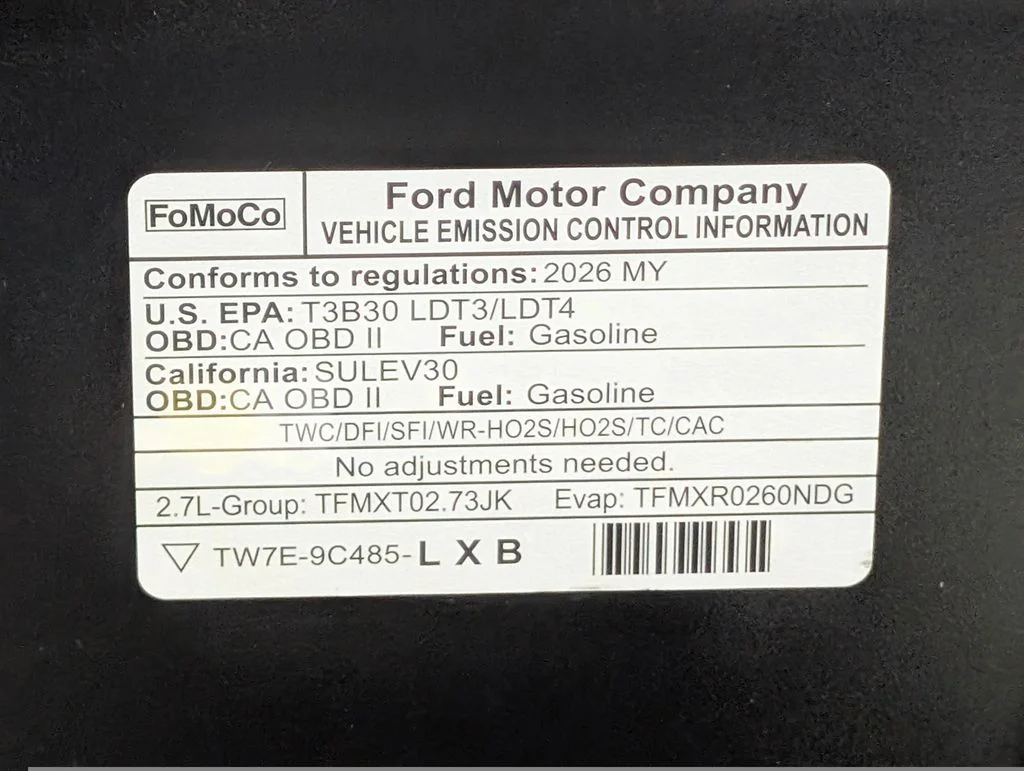 New 2026 Agate Black Metallic Ford STX® image 27