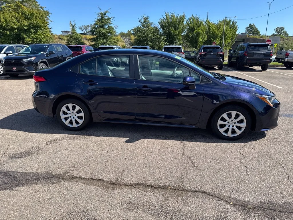 Used 2022 Blue Toyota LE image 8