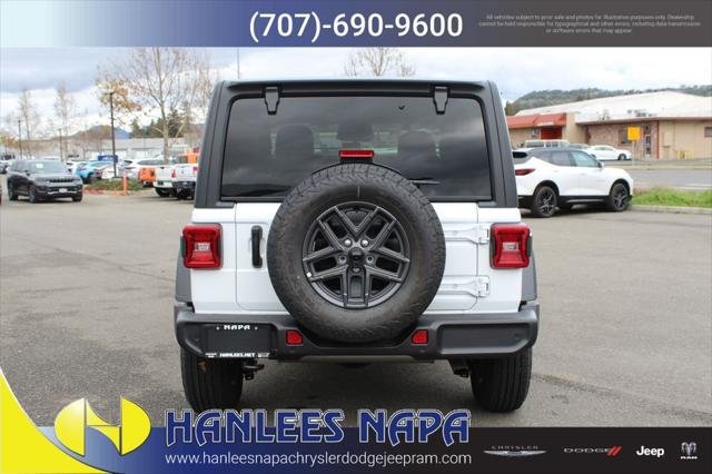 New 2026 Bright White Clear-Coat Exterior Paint Jeep Sport S image 8