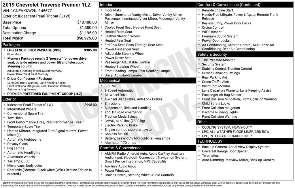 Used 2019 Beige Chevrolet Premier image 42