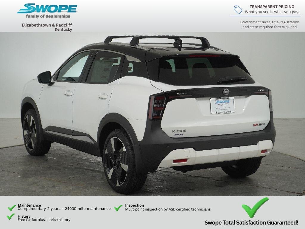 New 2026 Aspen White TriCoat / Super Black Two-tone Nissan SR image 6