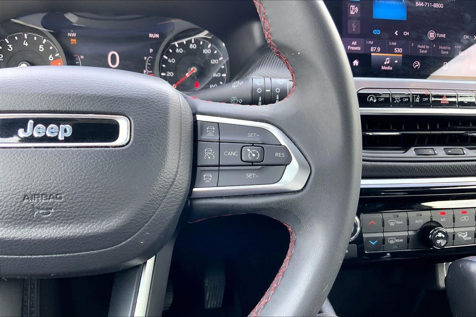 Used 2024 Bright White Clearcoat Jeep Trailhawk image 24