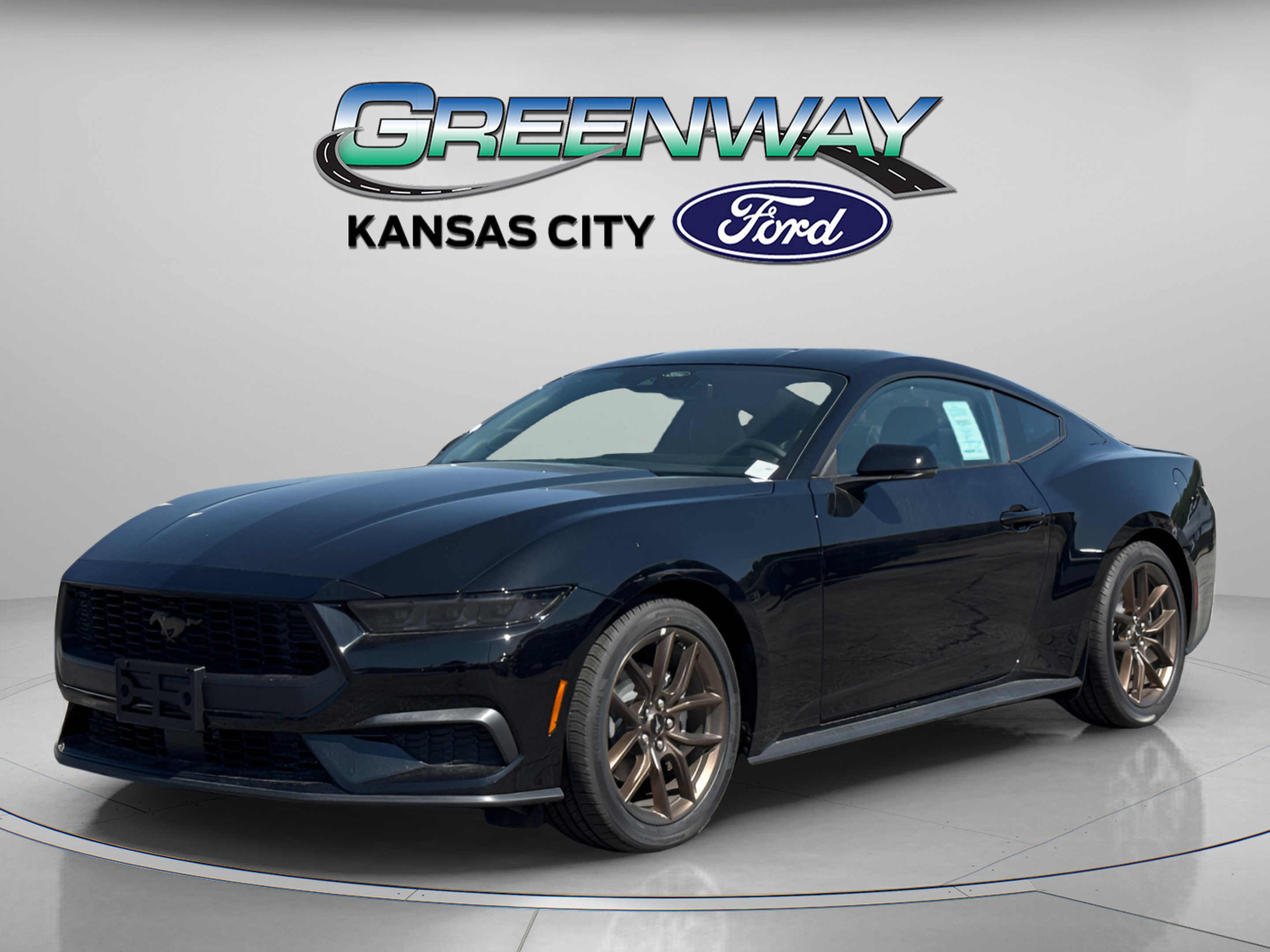 New 2025 Shadow Black Ford EcoBoost® Premium Fastback image 3