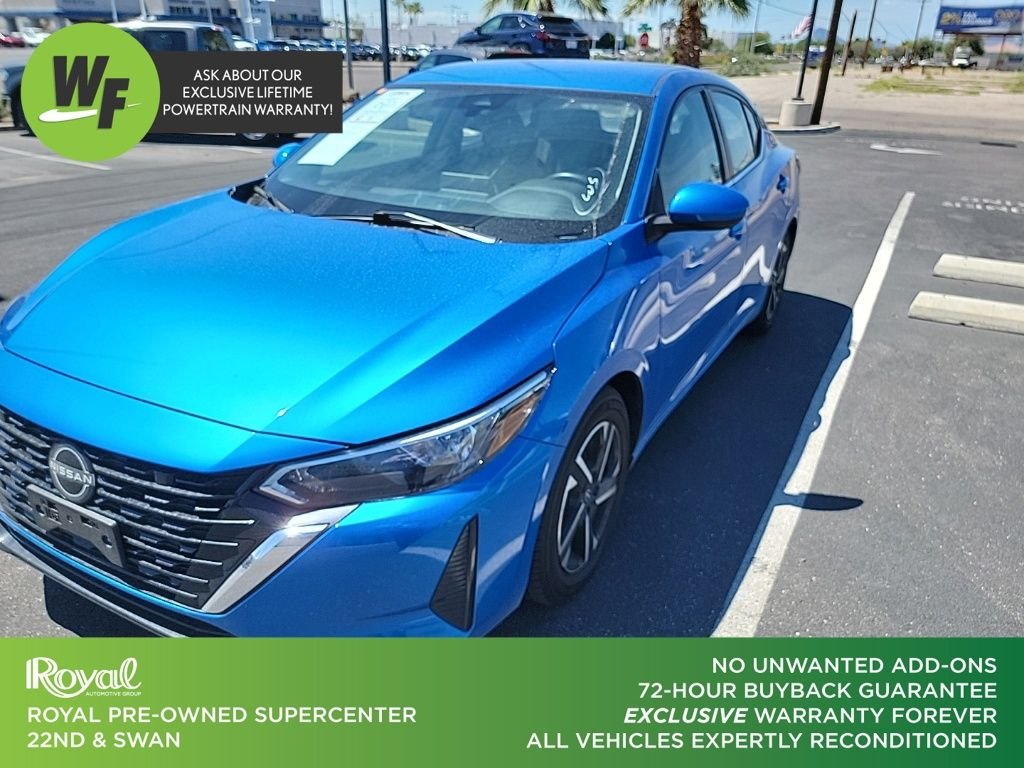 Used 2024 Blue Nissan SV image 1