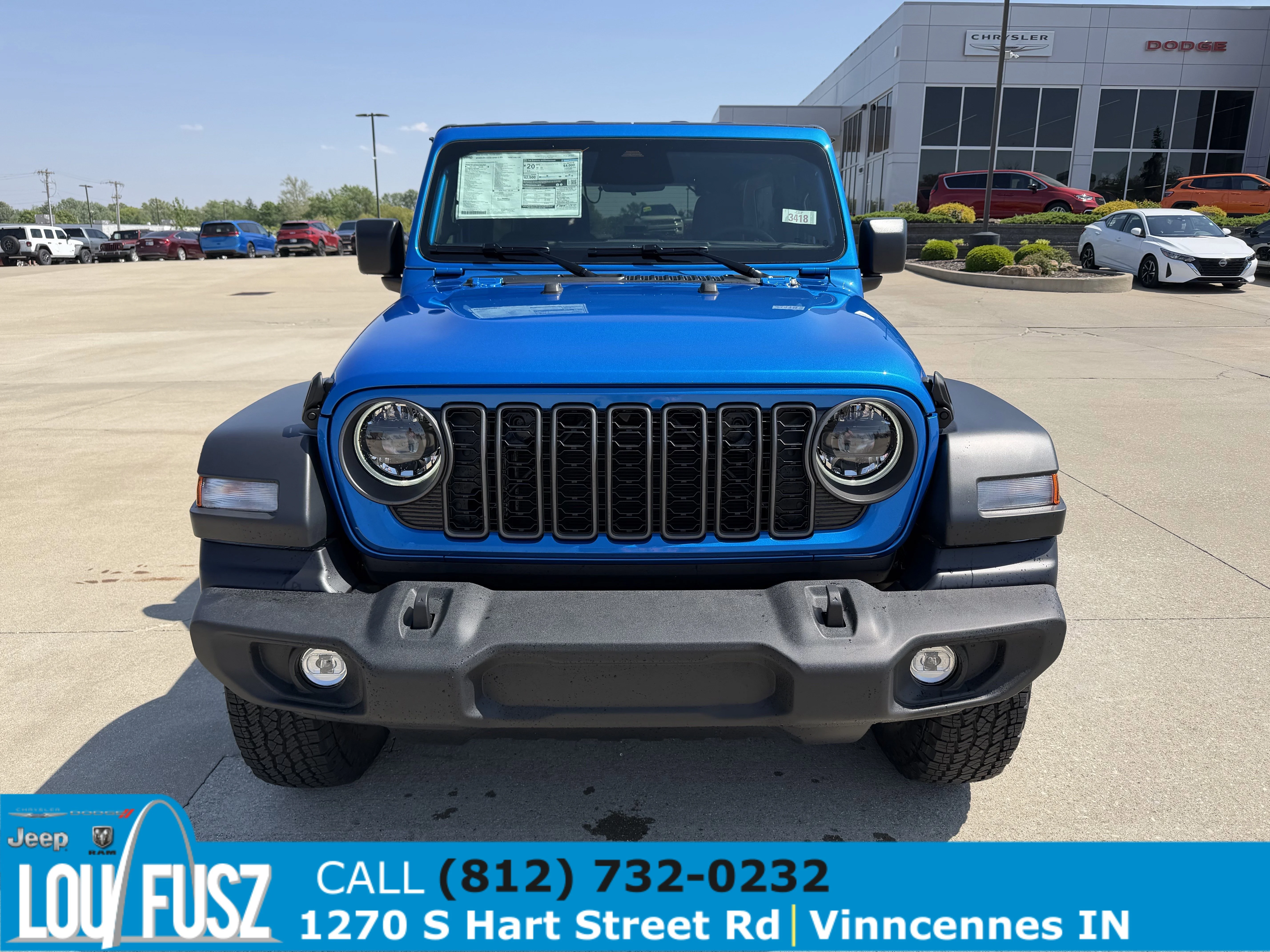 New 2026 Hydro Blue Pearl-Coat Exterior Paint Jeep Sport S image 2
