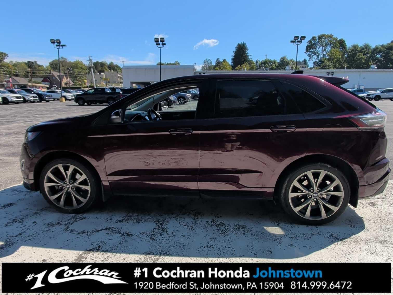 Used 2017 Burgundy Velvet Metallic Tinted Clearcoat Ford Sport image 5