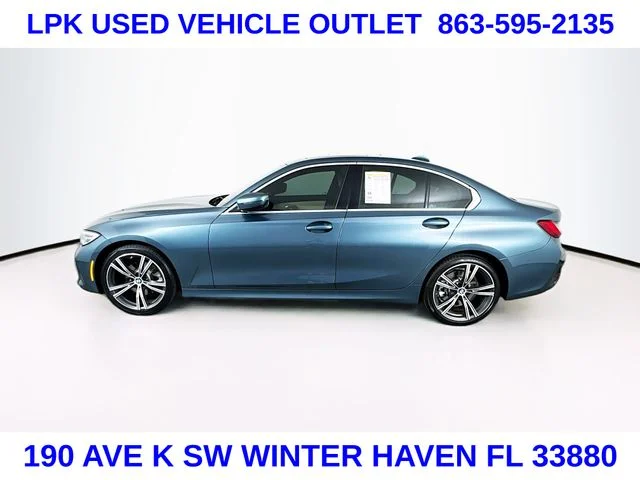 Certified Used 2020 Blue BMW 330i image 4