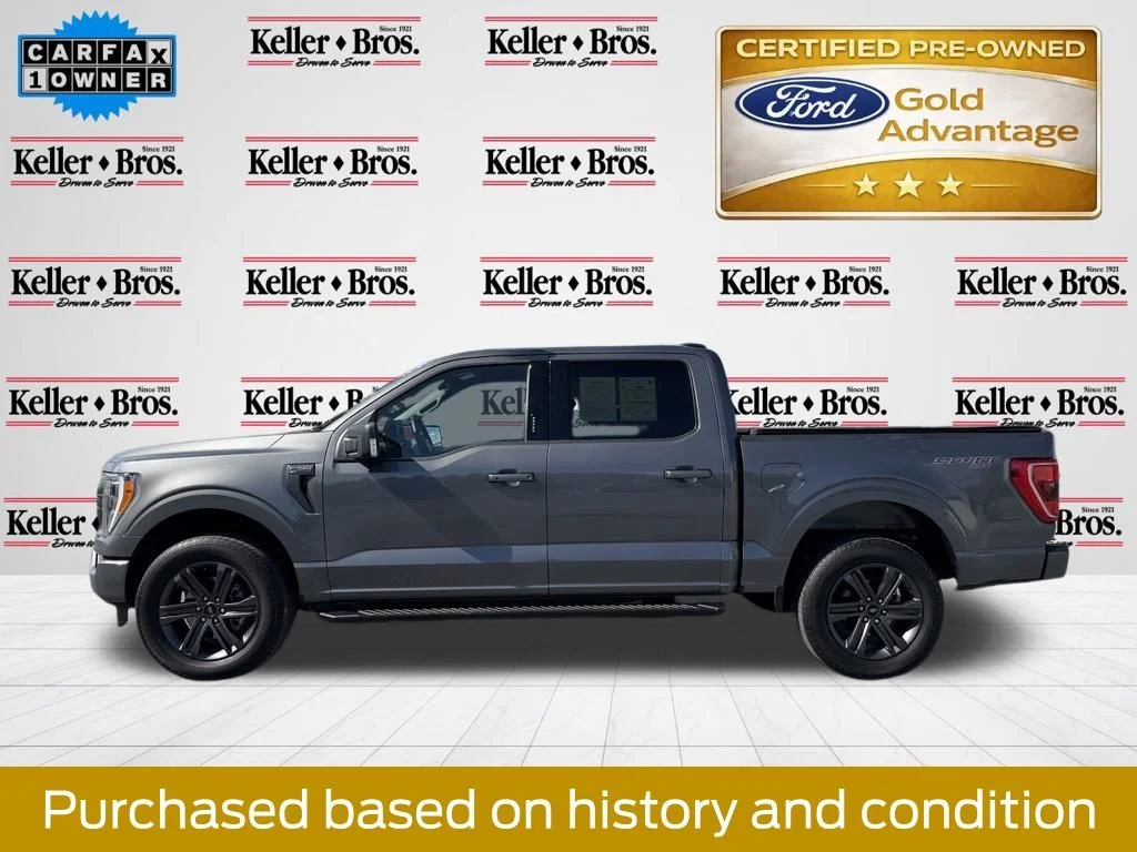 Certified Used 2023 Carbonized Gray Metallic Ford XLT image 5