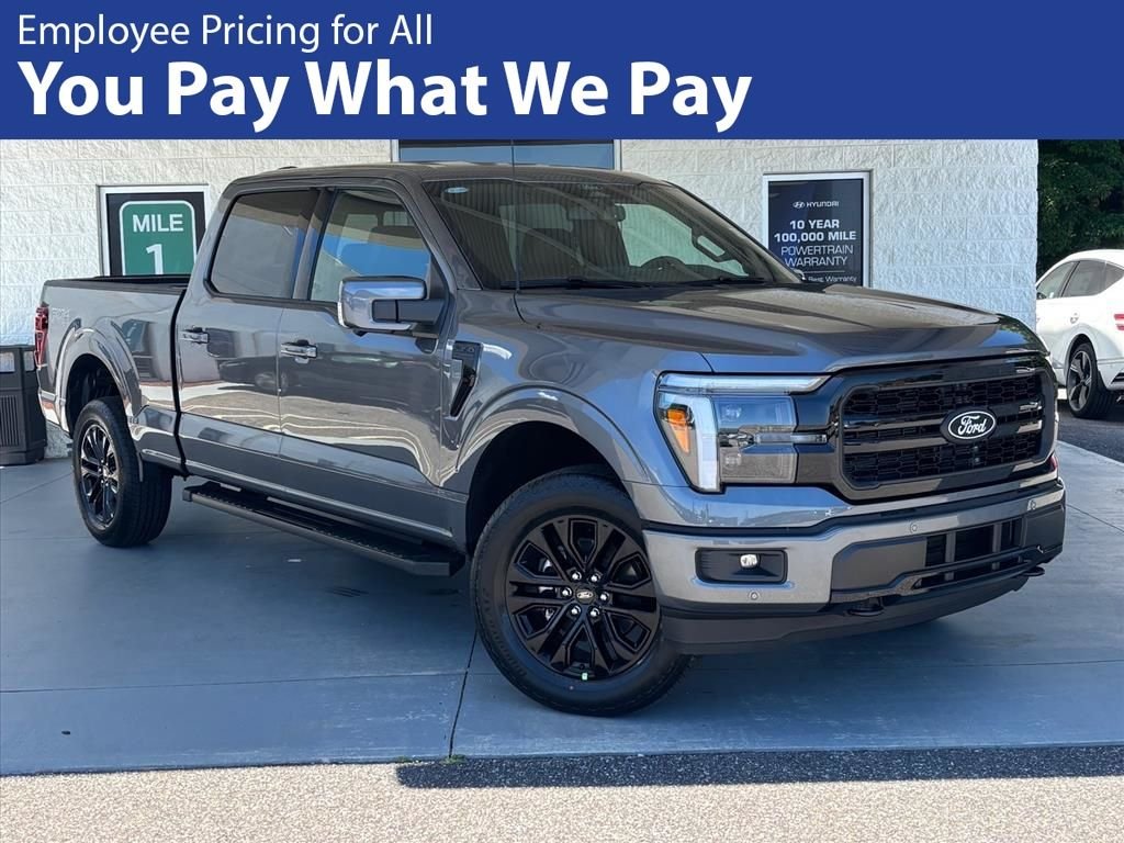 New 2026 Carbonized Gray Metallic Ford Lariat® image 1