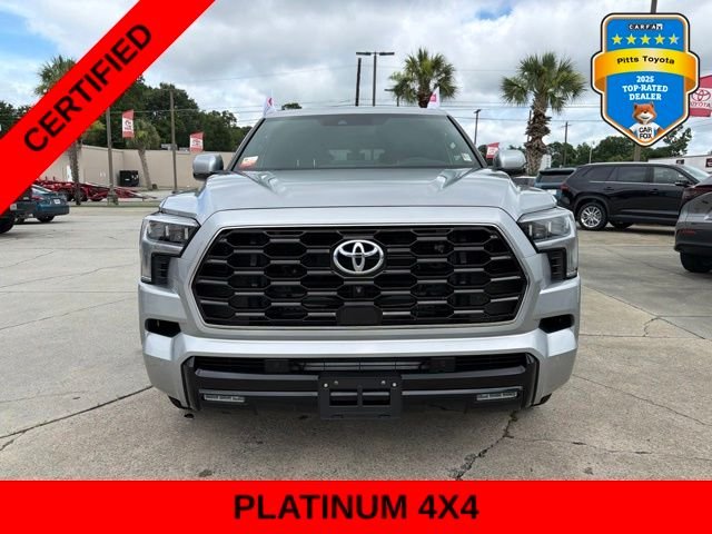Certified Used 2023 Silver Toyota Platinum image 2