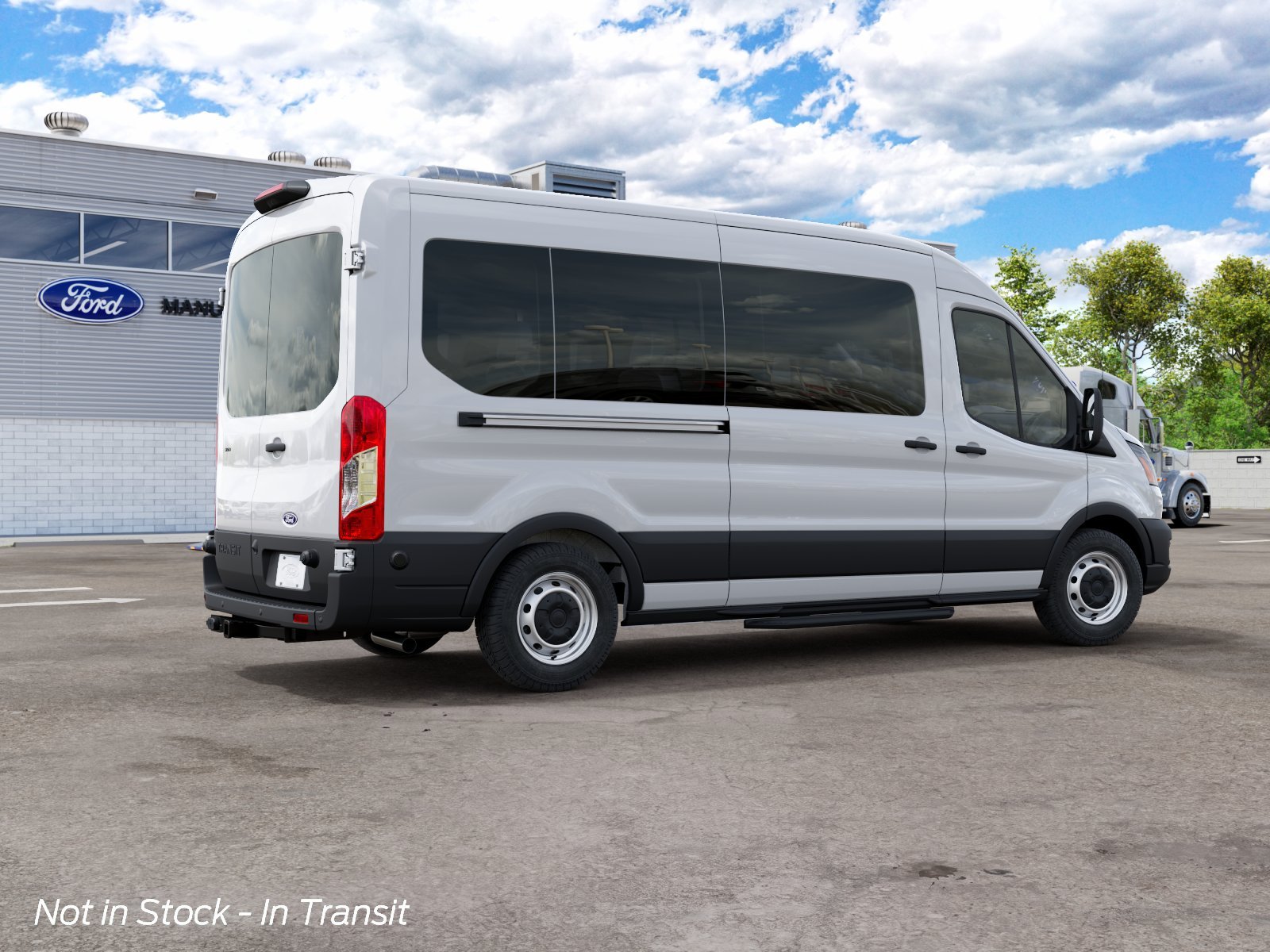 New 2027 Oxford White Ford Passenger Van XL image 7