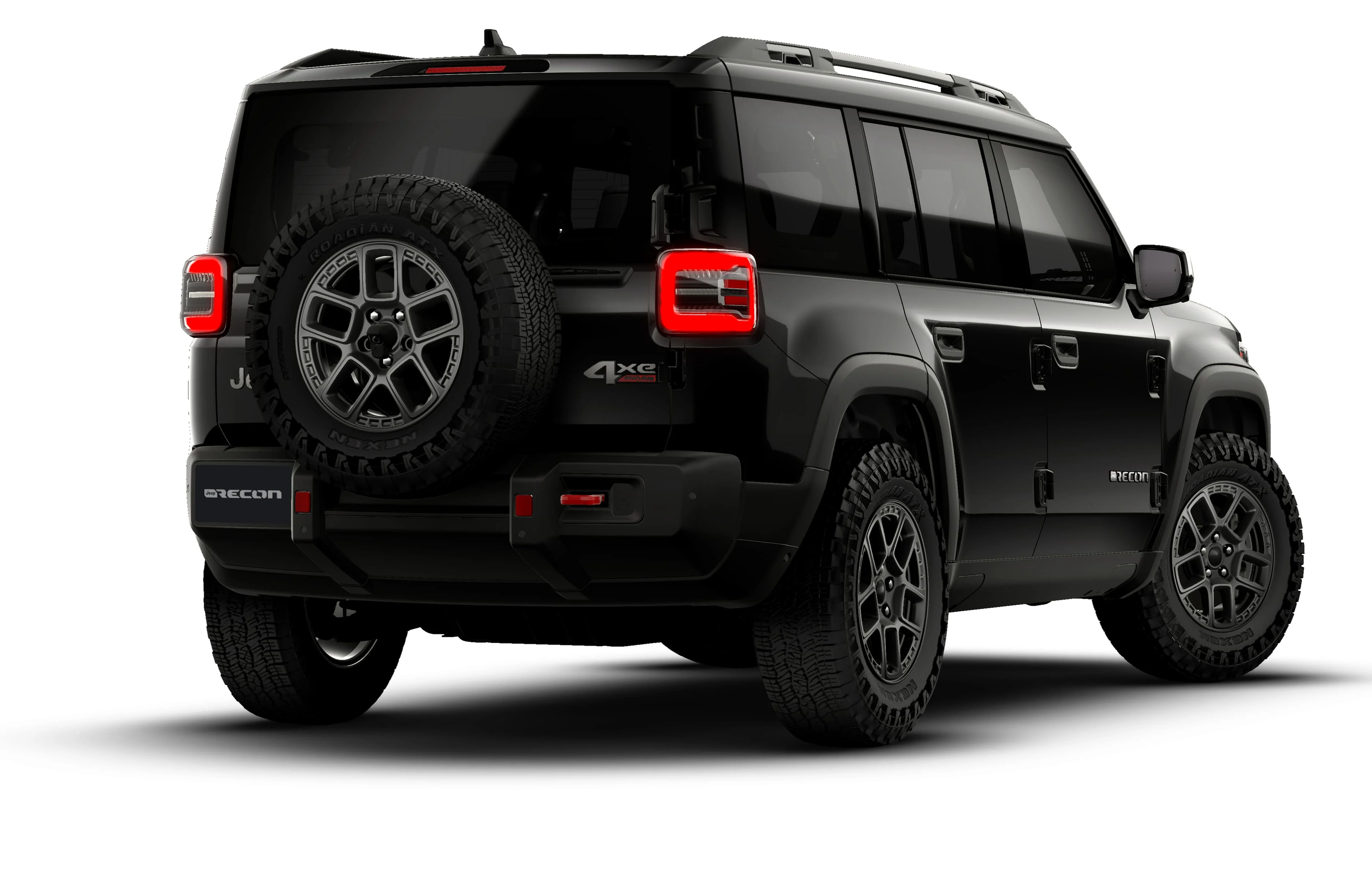 New 2026 Diamond Black Crystal Pearl-Coat Exterior Paint Jeep Moab image 2