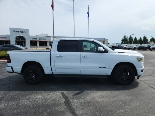 Used 2022 Bright White Clearcoat Ram Sport image 2