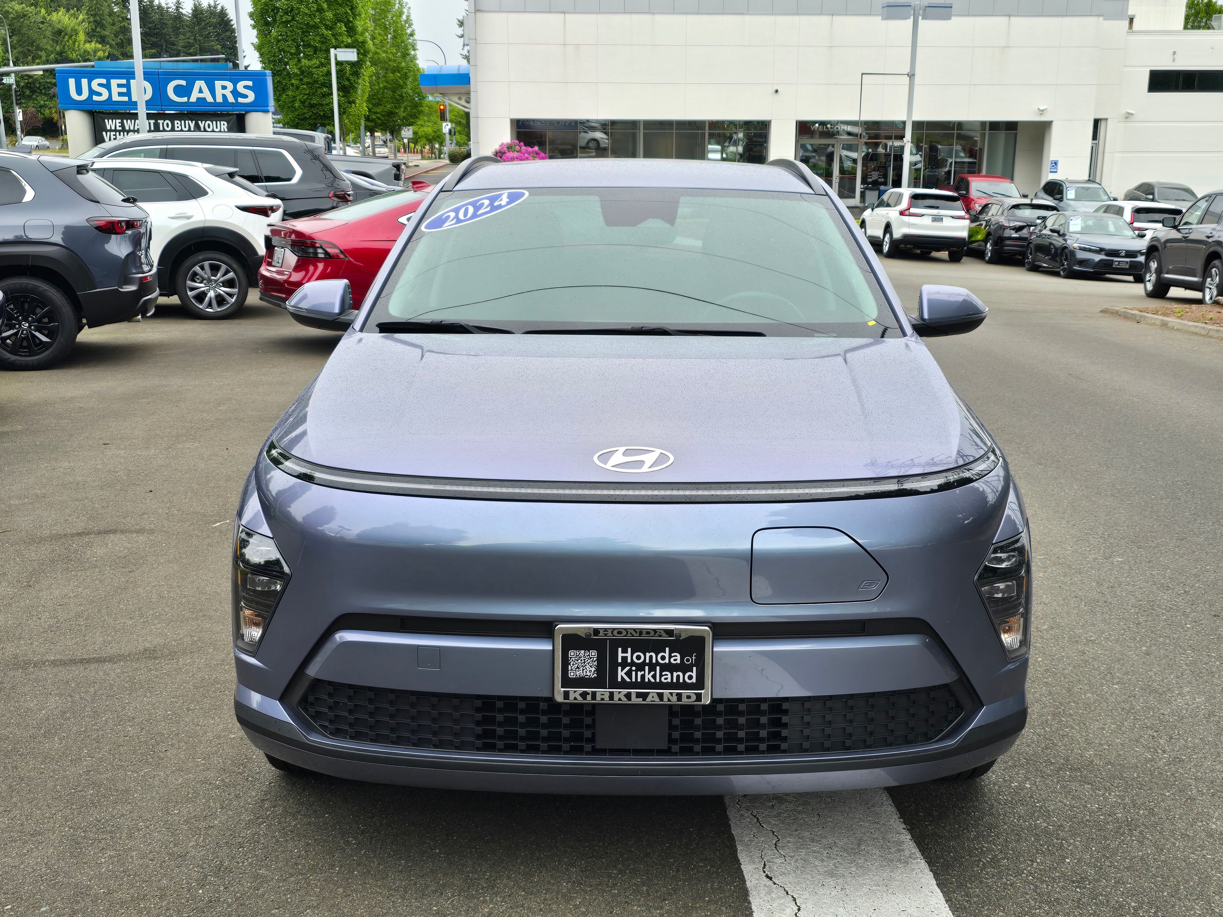 Used 2024 Hyundai Kona EV SEL with VIN KM8HC3A67RU013831 for sale in Kirkland, WA