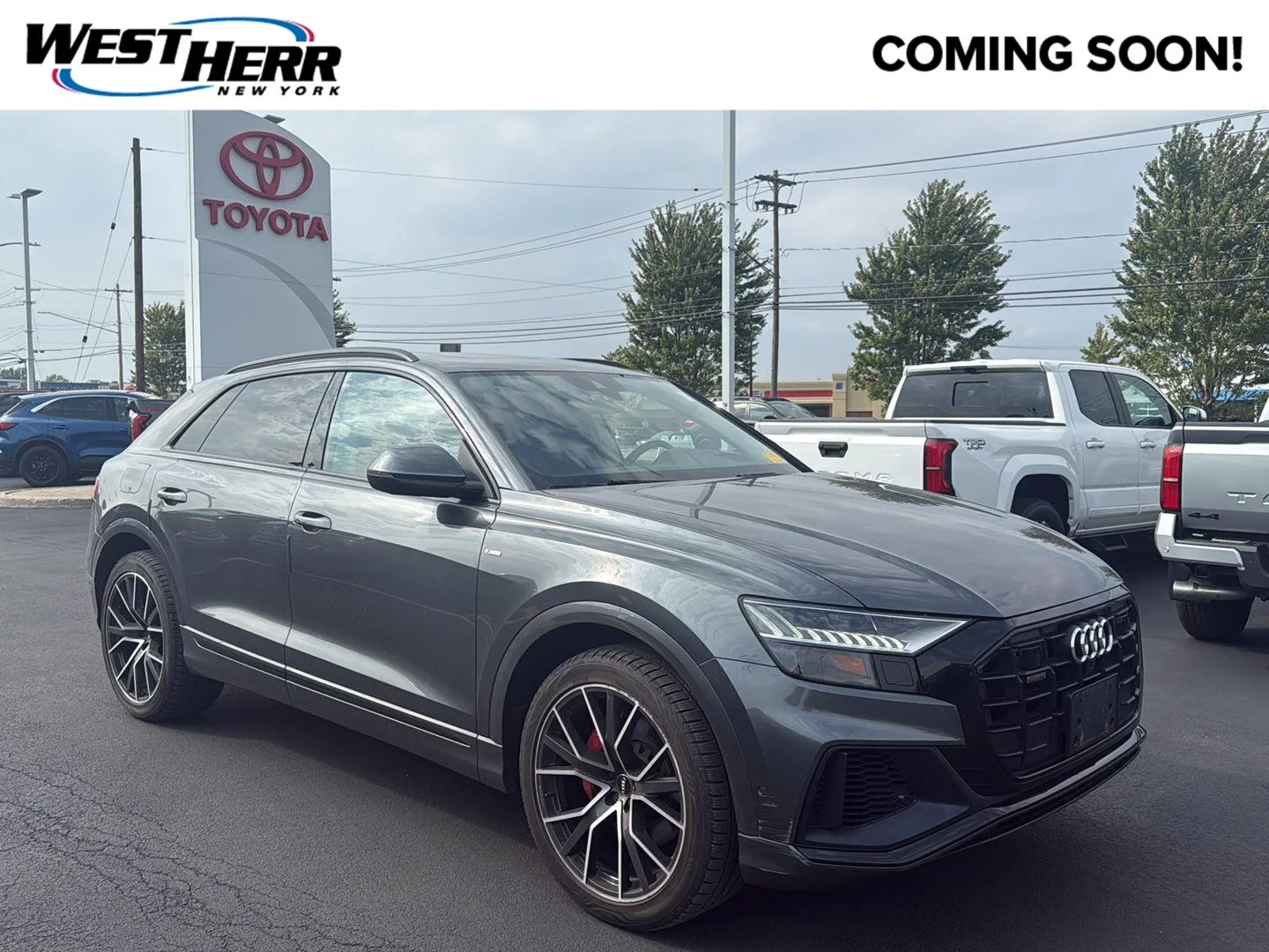 Used 2019 Daytona Gray Pearl Effect Audi Prestige image 1