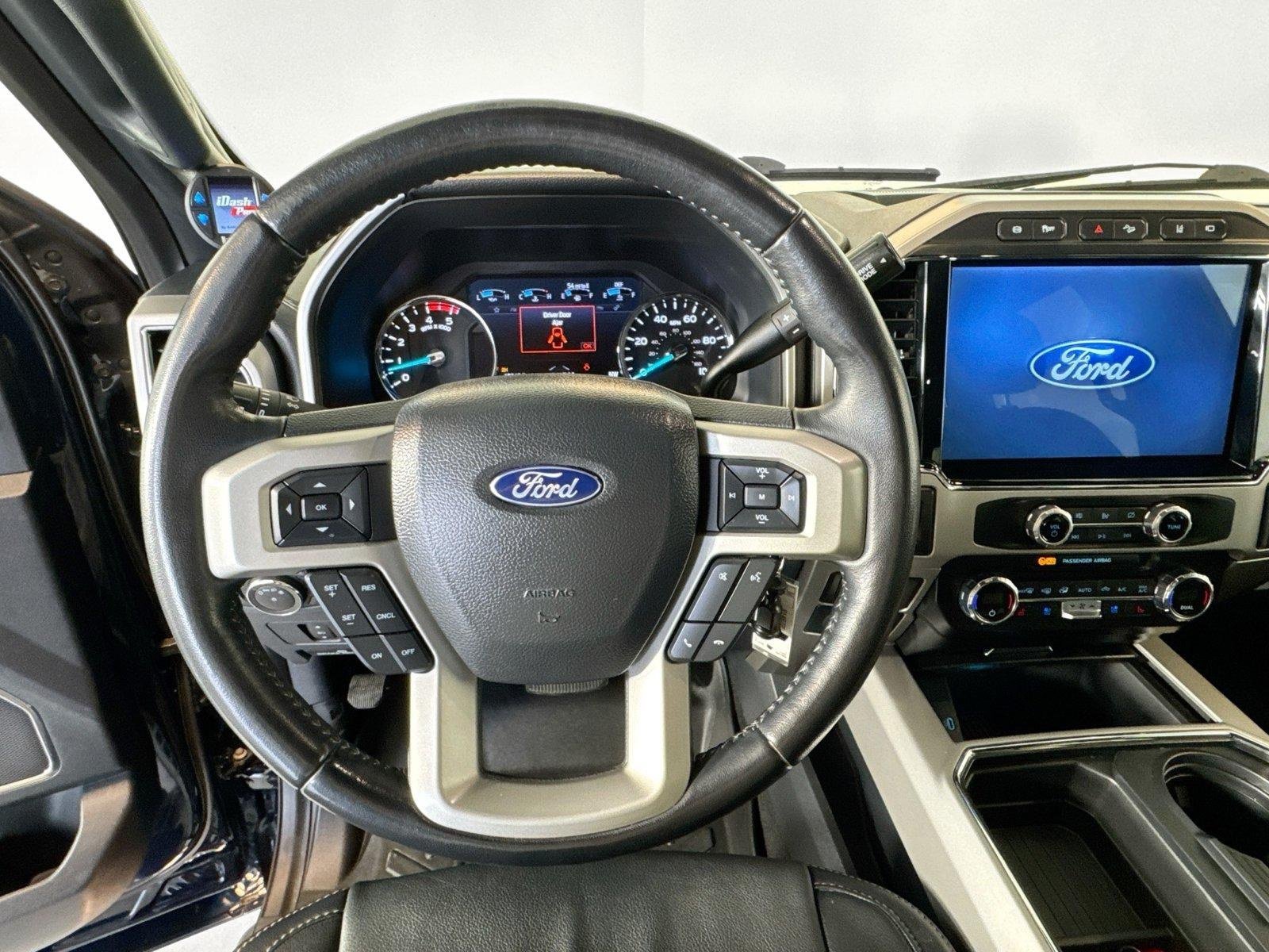 Used 2022 Antimatter Blue Metallic Ford LARIAT image 13