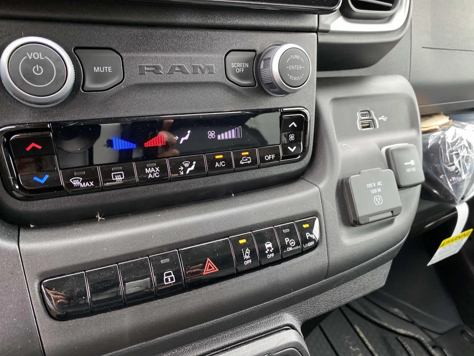 Used 2025 Bright Silver Metallic Clearcoat Ram SLT+ image 11