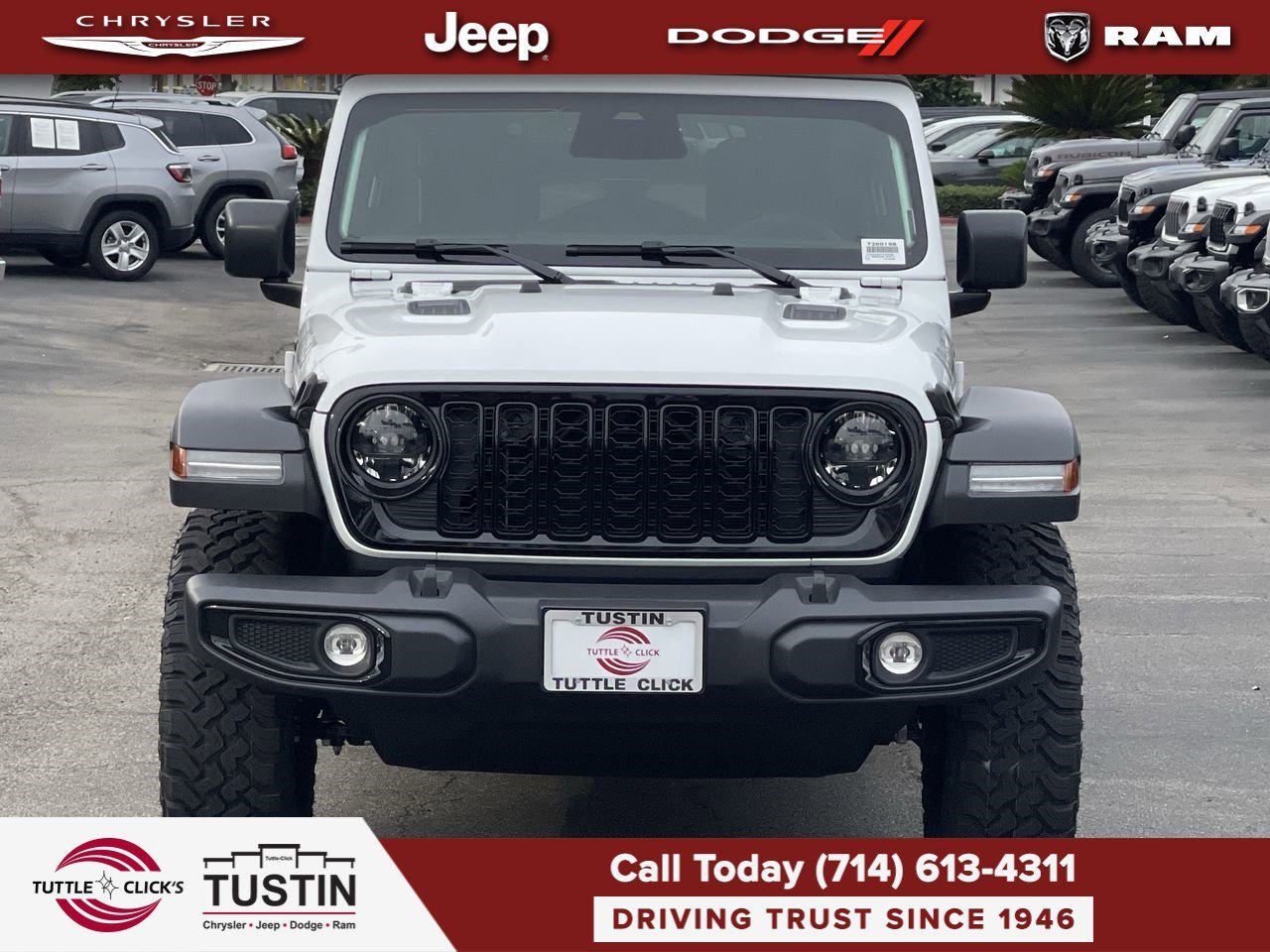 New 2026 Bright White Clearcoat Jeep Willys image 2