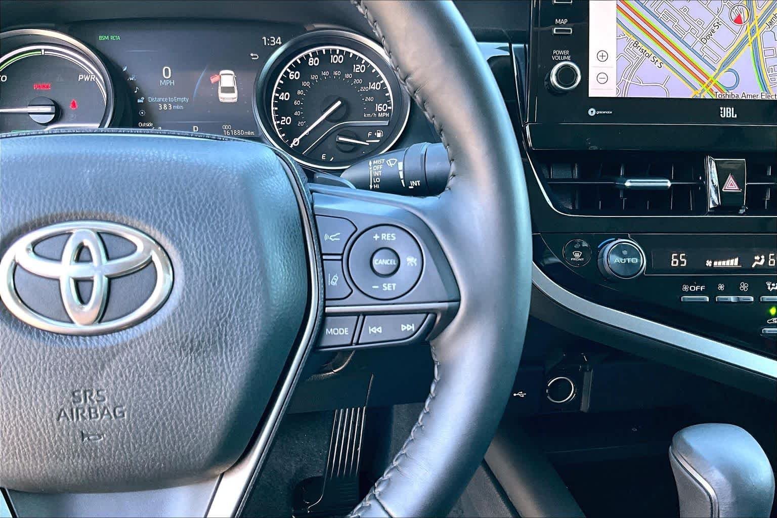 Used 2023 Wind Chill Pearl/Midnight Black Metallic Toyota Hybrid XSE image 23