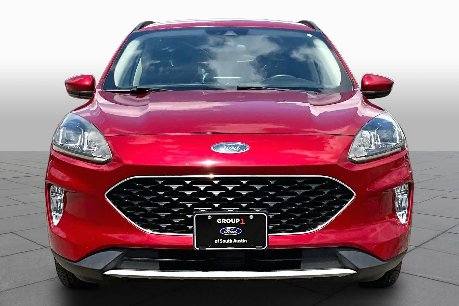 Certified Used 2020 Rapid Red Metallic Tinted Clearcoat Ford SEL image 4
