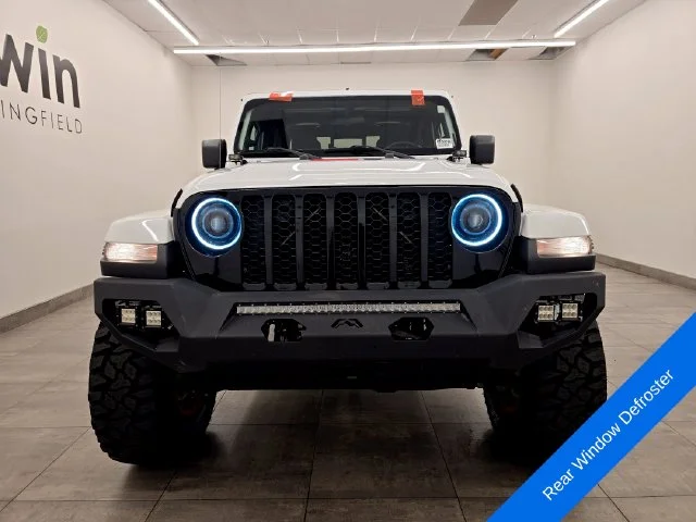 Used 2022 Bright White Clearcoat Jeep Willys image 8