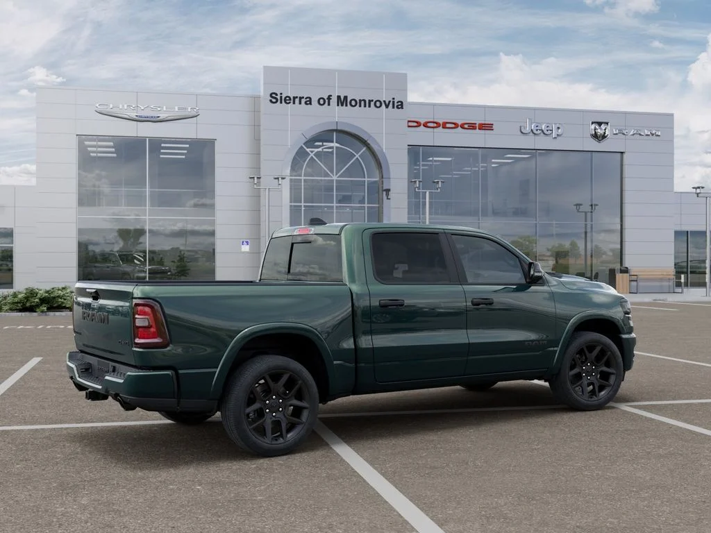 New 2026 Serrano-Green Metallic Exterior Paint RAM Laramie image 4