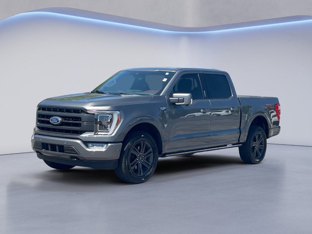 Used 2021 Carbonized Gray Metallic Ford LARIAT image 24