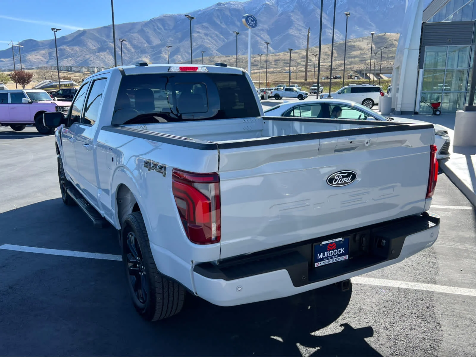 Used 2025 Space White Metallic Ford LARIAT image 10