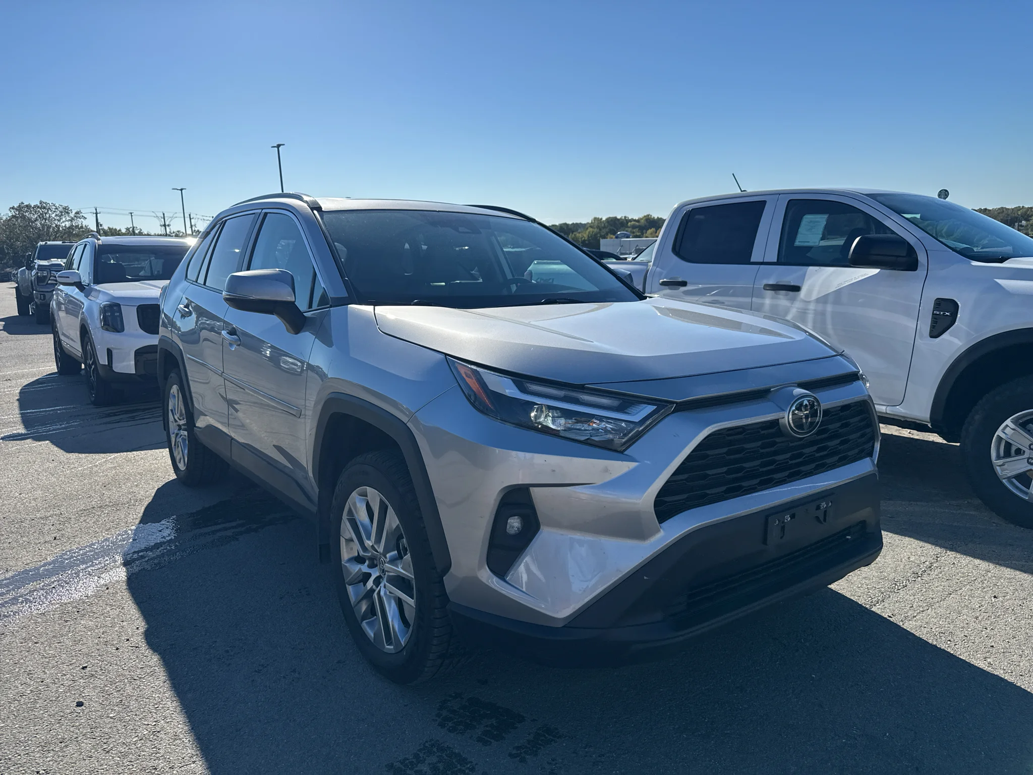 Certified Used 2025 Silver Sky Metallic Toyota XLE Premium image 3