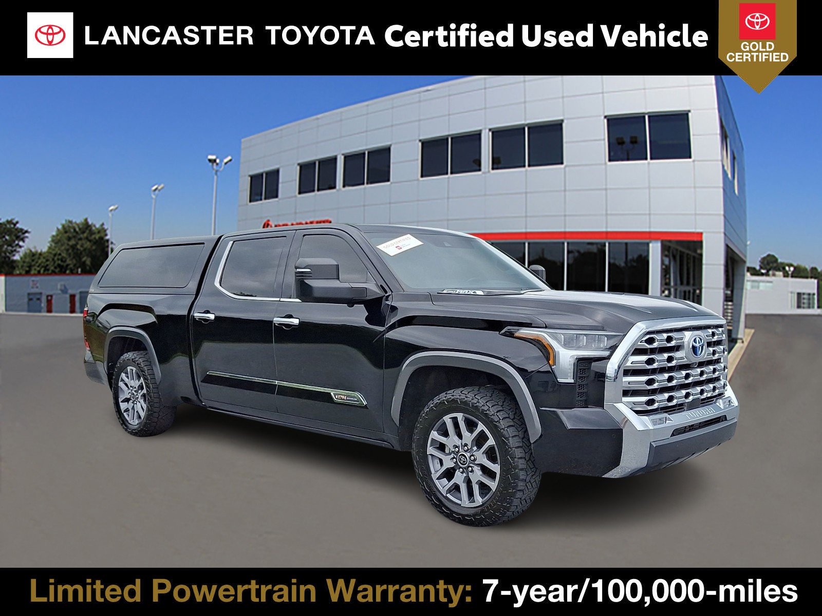Used 2022 Midnight Black Metallic Toyota 1794 Edition Hybrid image 1
