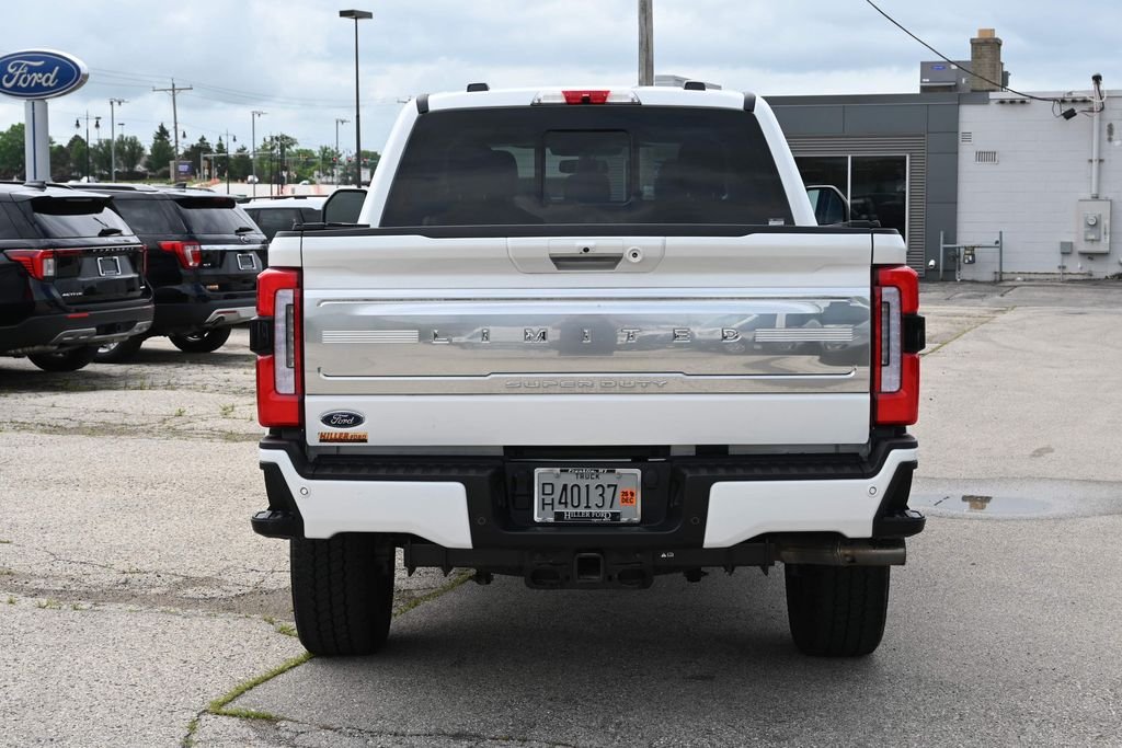 Used 2024 White Metallic Ford Limited image 10