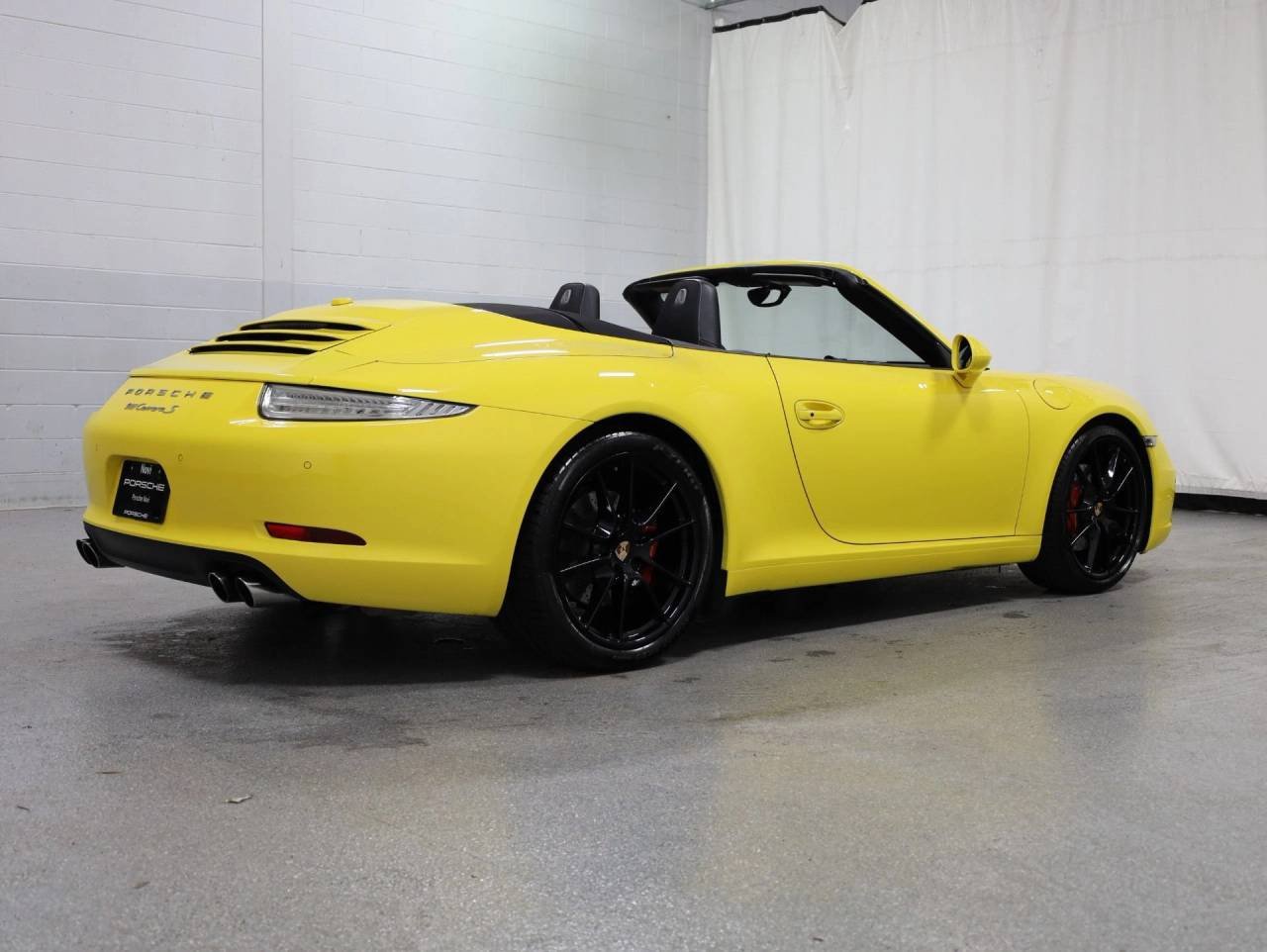 Used 2014 Racing Yellow Porsche Carrera S Cabriolet image 9