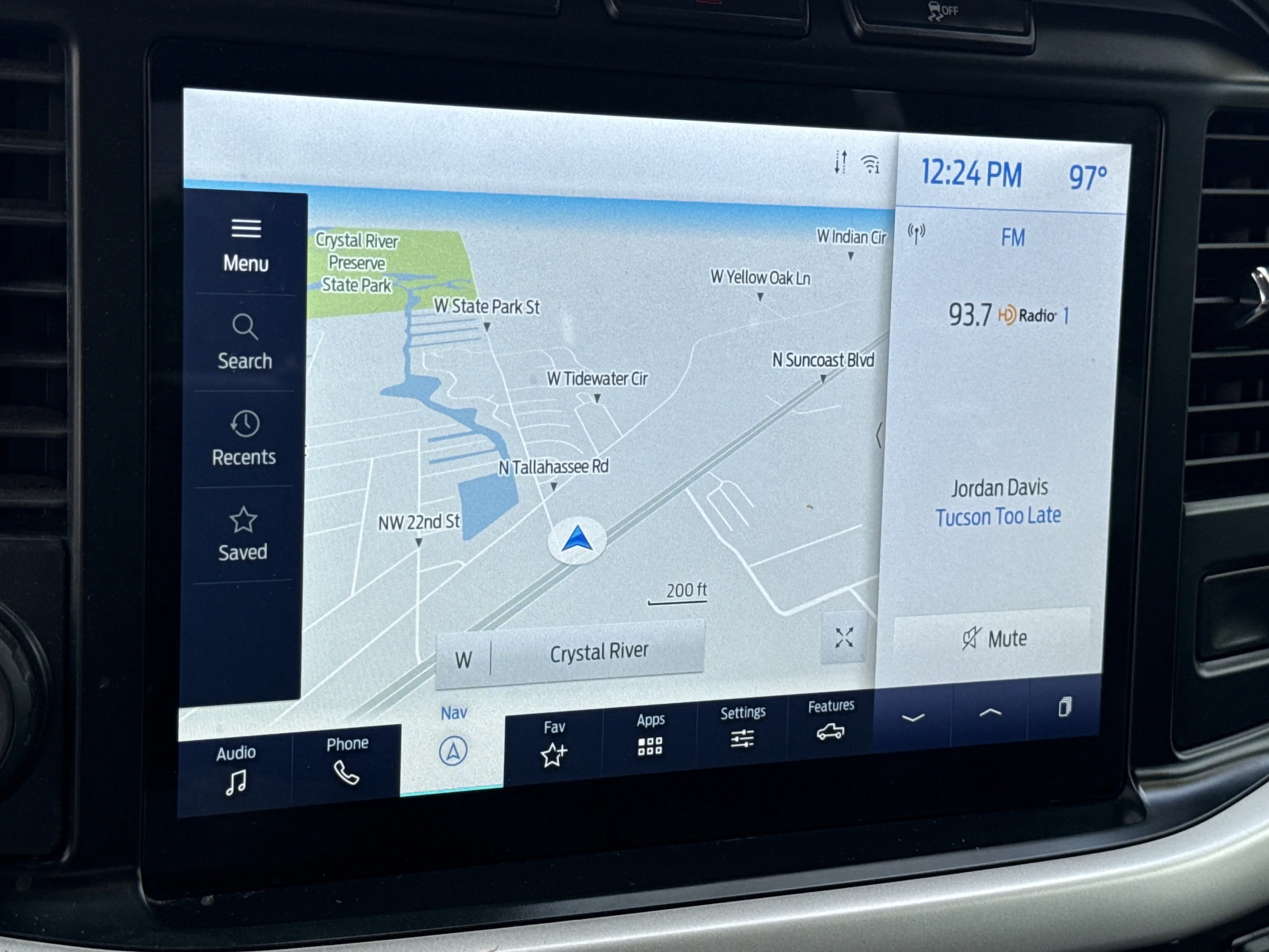 Used 2021 Antimatter Blue Metallic Ford XLT image 30