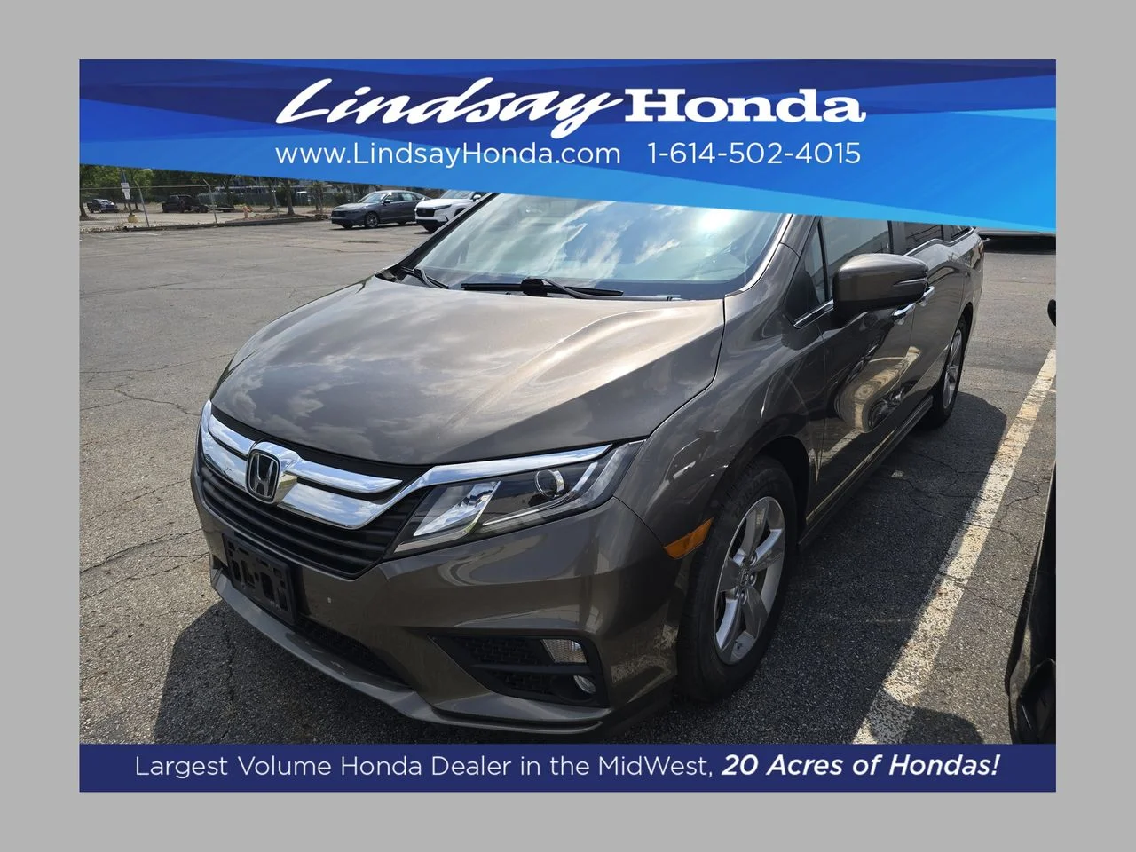 Used 2019 Pacific Pewter Metallic Honda EX-L image 1