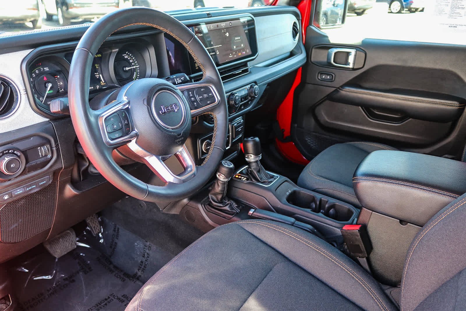 Used 2024 Firecracker Red Clearcoat Jeep Sahara image 17