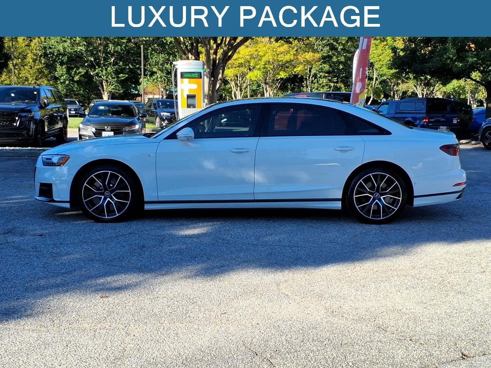 Used 2021 Glacier White Metallic Audi  image 3