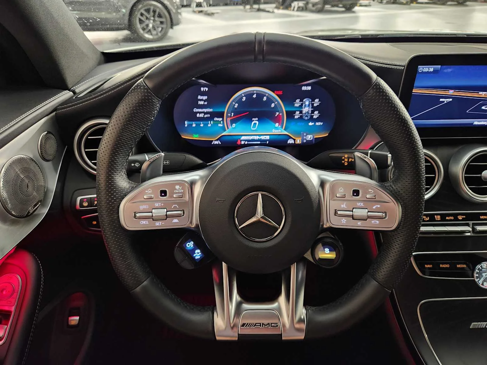Used 2023 MANUFAKTUR Diamond White Metallic Mercedes-Benz AMG® C 63 S image 43