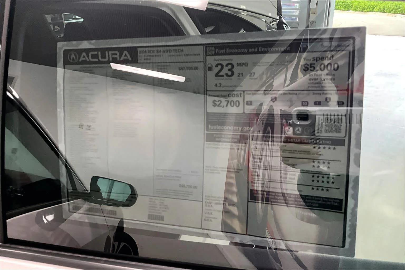 New 2026 Platinum White Pearl Acura w/Technology Package image 21