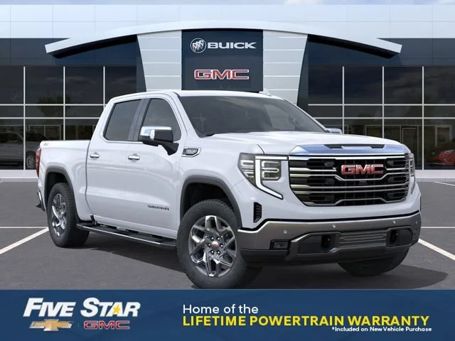 New 2026 Glacier White Tricoat GMC SLT image 7
