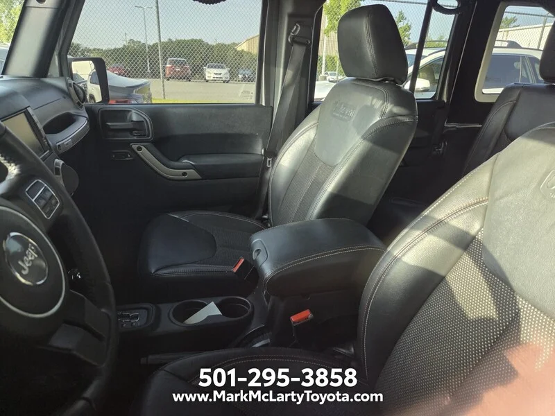 Used 2017 Crystal Metallic JEEP UNLIMITED SAHARA image 7