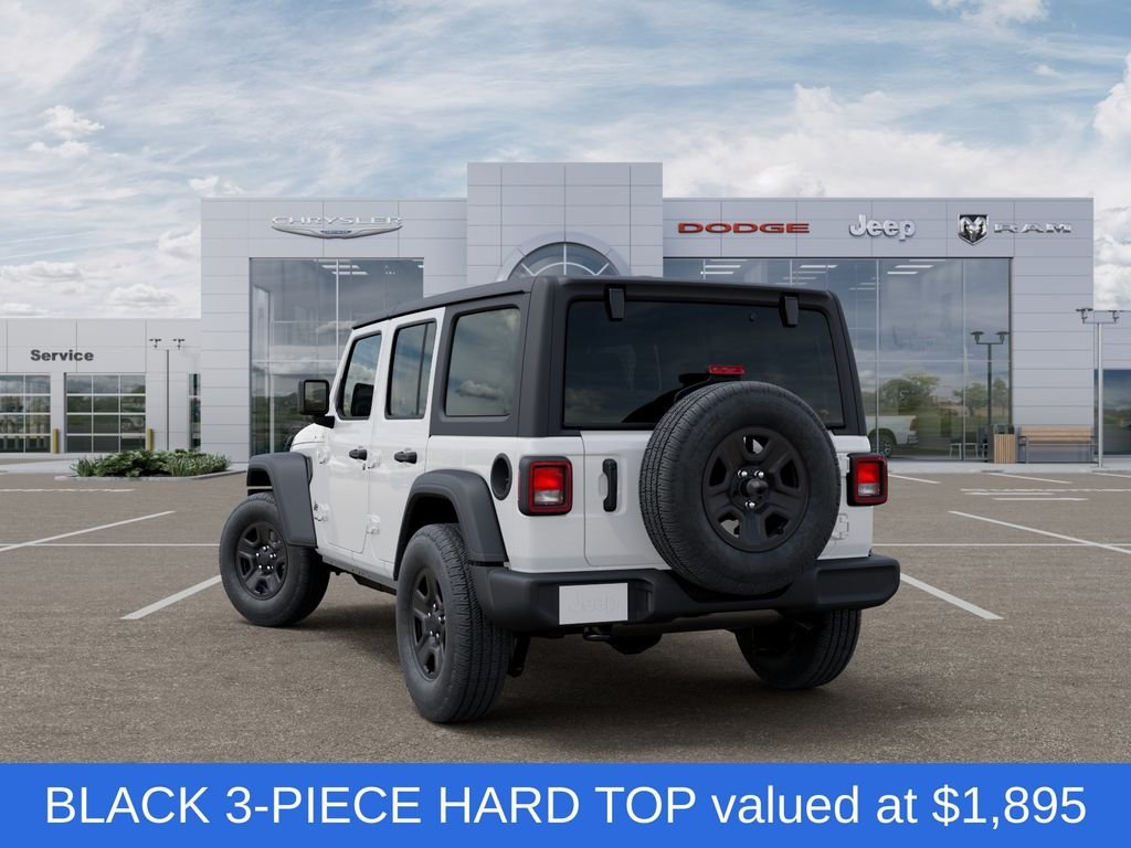 New 2026 Bright White Clearcoat Jeep Sport image 3